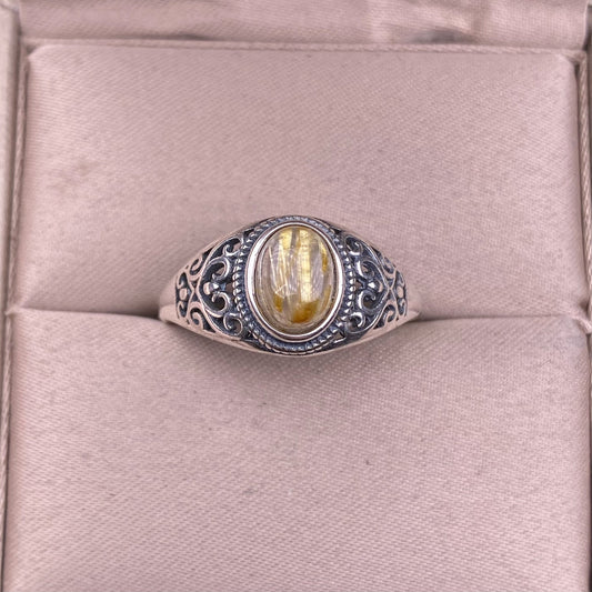 Vintage Rutile Quartz Ring