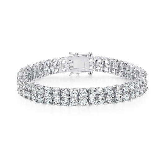 Vintage Silver Double Row
