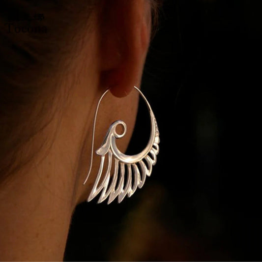 Wings Earrings In Gold