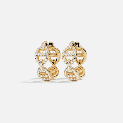 Isla Marina Gold Hoop Earrings