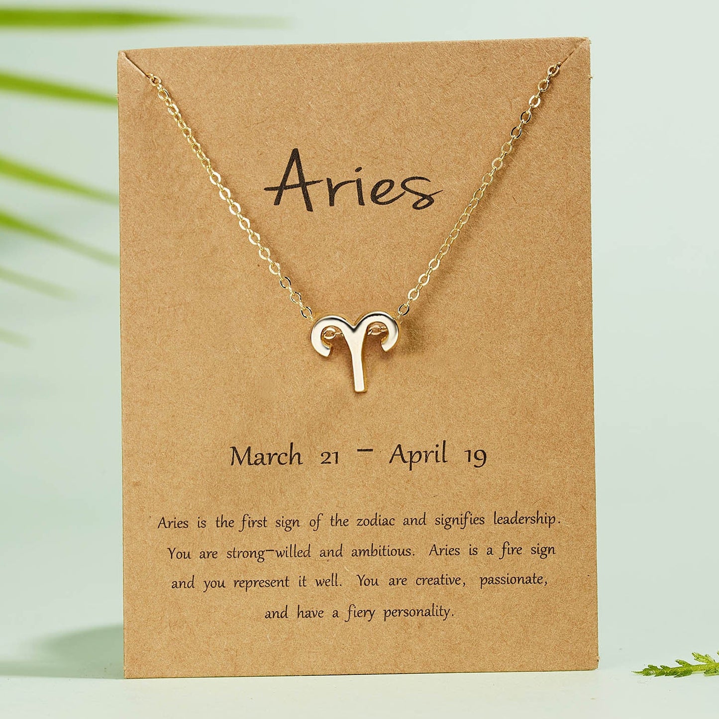 Zodiac Aries Necklace