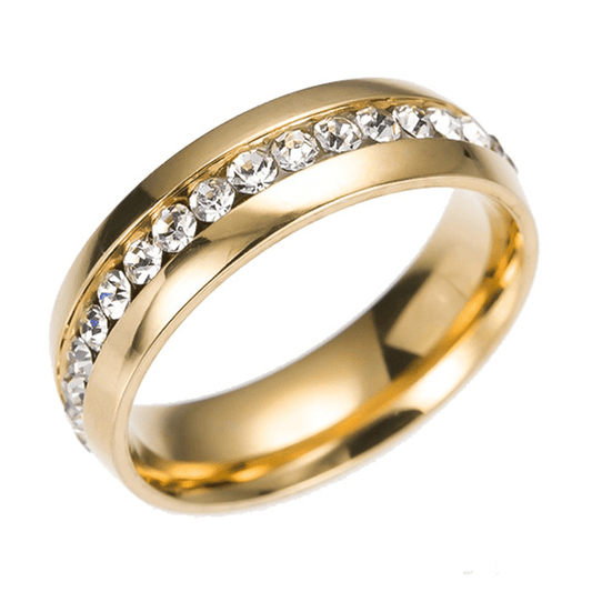 Fine Gold Zirconia Ring