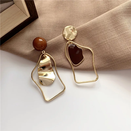 Golden Brown Earrings