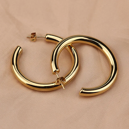 Gold Hoop Earrings