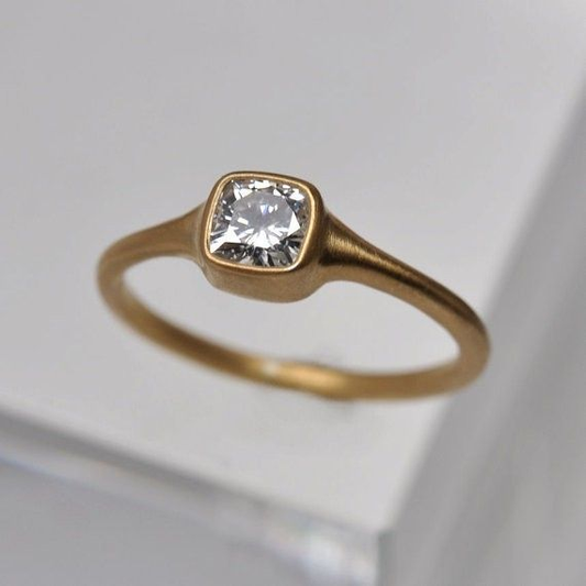Glass Square Ring