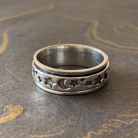 Starry Night Silver Ring