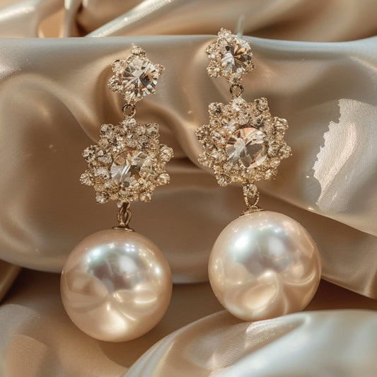 Dangling Pearl Earrings
