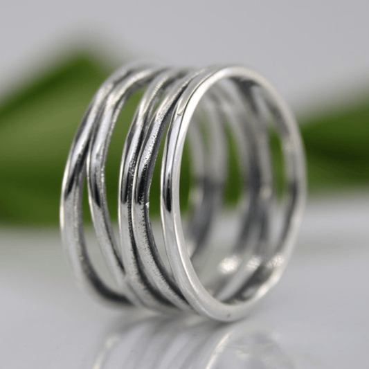 Layered Silver Ring