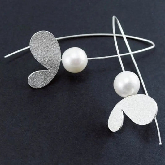 Butterfly Pearl Earrings