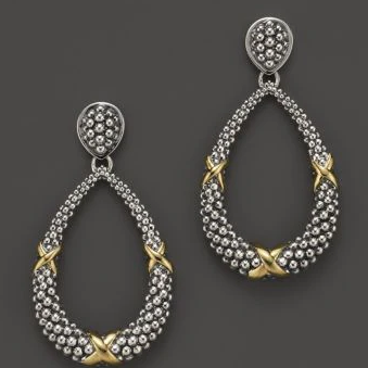 Silver Mesh Earrings