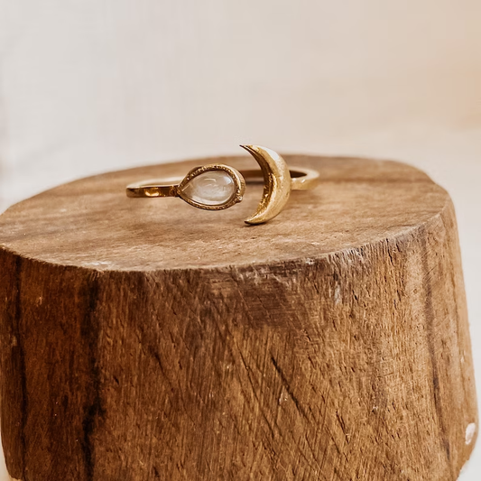 Golden Moon Ring