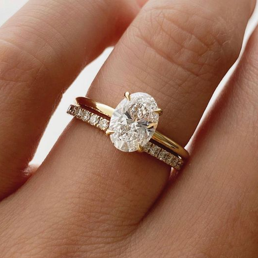 Inlaid Crystal Ring