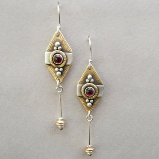 Silver Desert Earrings