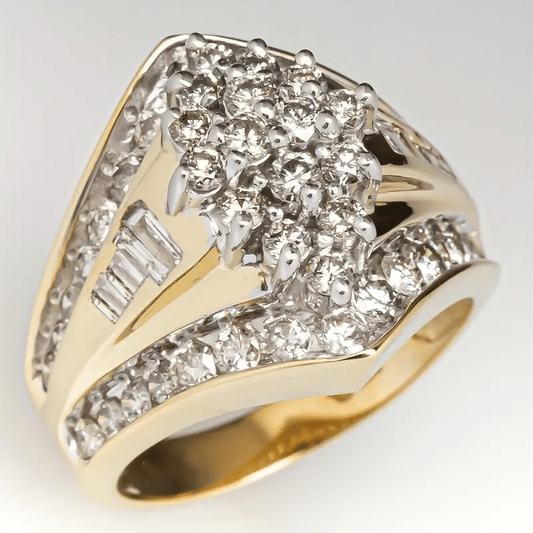 Gold Sparkling Ring