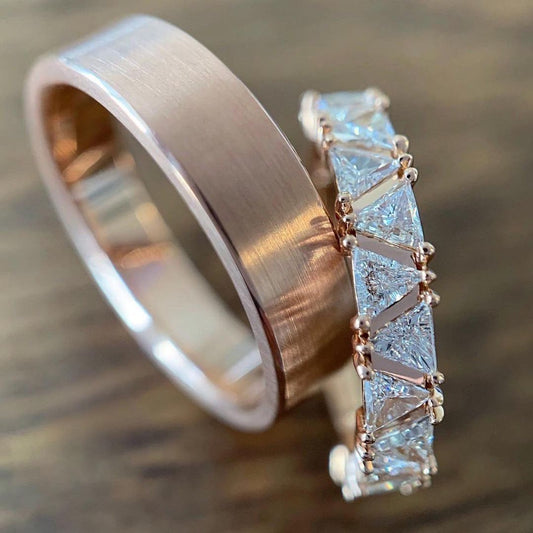 Crystal Trail Ring Set