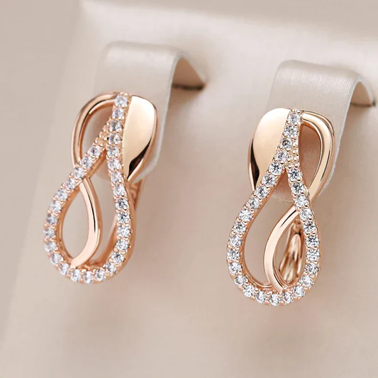 Bright Hollow Drop Earrings