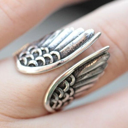 Adjustable Angel Ring In 925 Sterling Silver