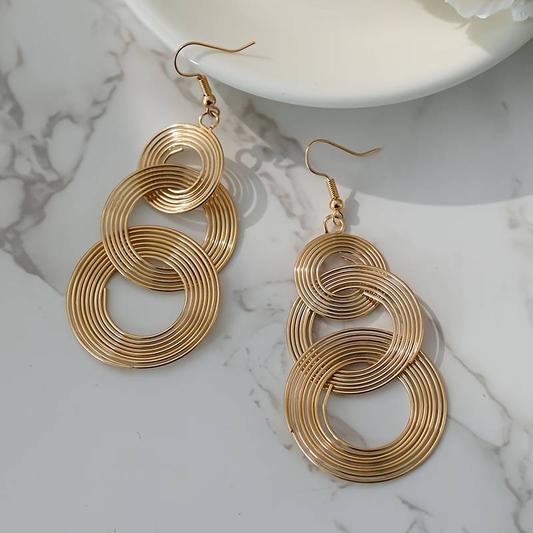 Golden Hoops Earrings