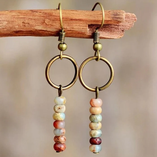 Colorful Stones Earrings