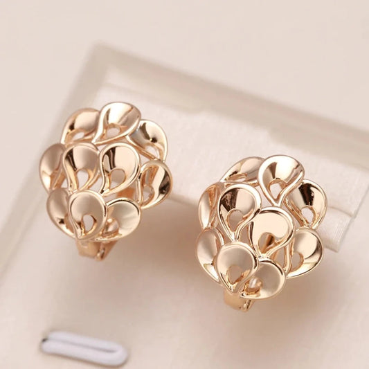 Golden Petal Earrings