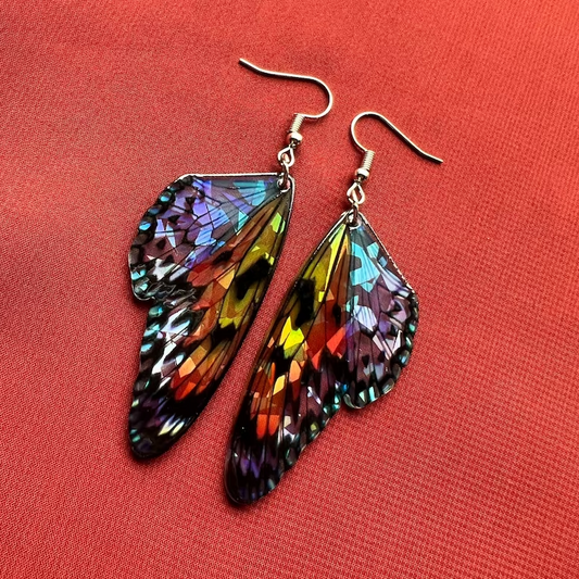 Butterfly Colorful Wings Earrings