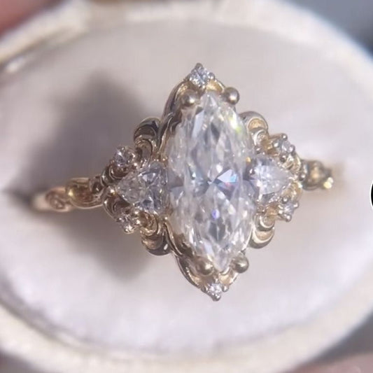 White Crystal Dream Ring