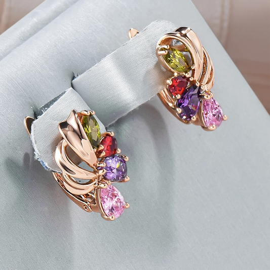 Colorful Crystal Earrings