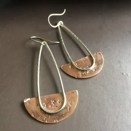 Bronze Dangling Earrings