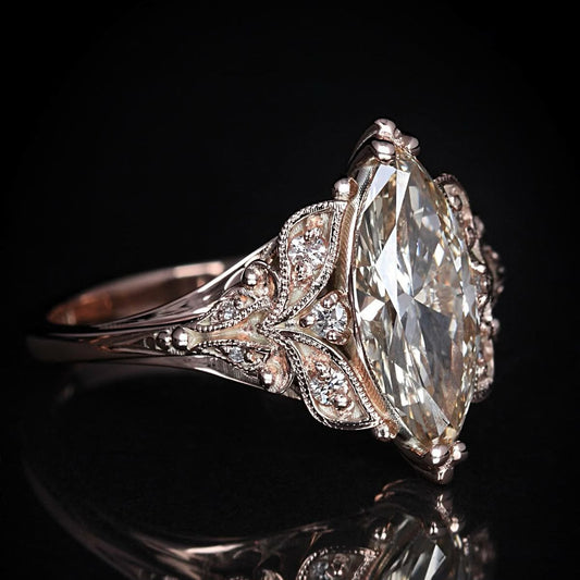 Diamond Oval Elegant Ring