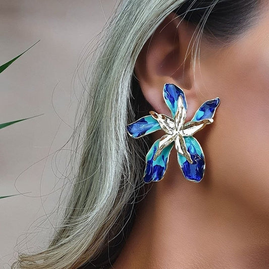 Lucky Flowers Earrings In Gold