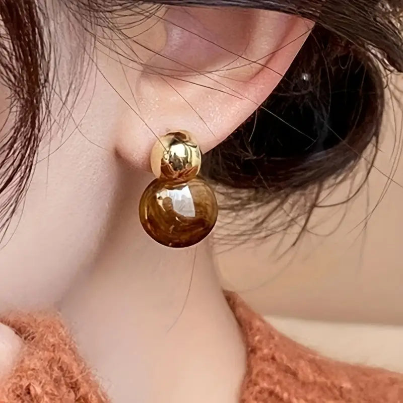 Aur��lie Amber Drop Earrings