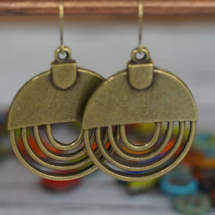Golden Circle Earrings