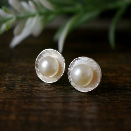 Lunar Pearl Earrings