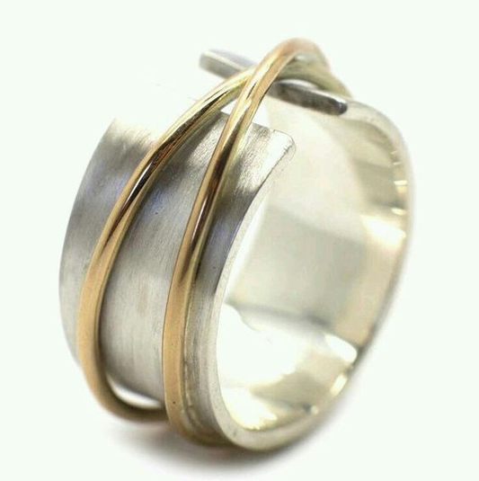Fine Gold and Silver Ring