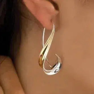 Golden Dangling Earrings