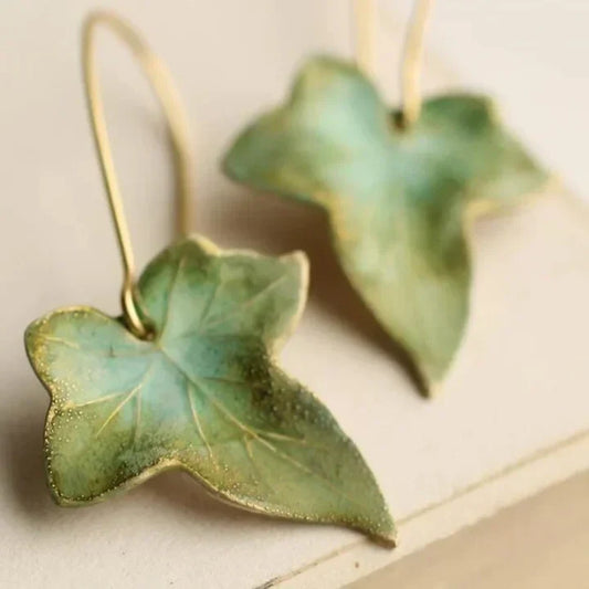 Realistic Leaf Earrings