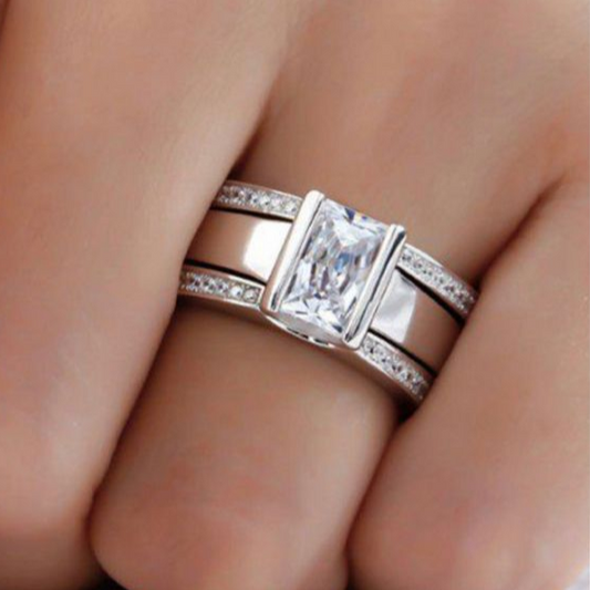 Inlaid Glass Ring