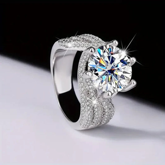 Juliette | Wavy Zirconium Ring