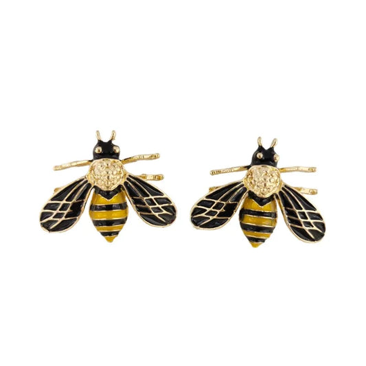 Vintage Realism Bee Earrings