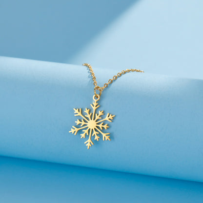 Bright Snowflake Necklace