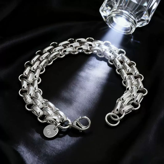 Vintage Handmade Silver Bracelet