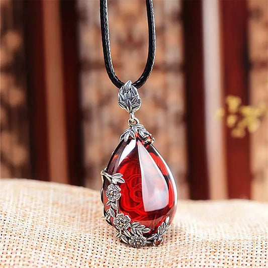 Vintage Garnet Necklace