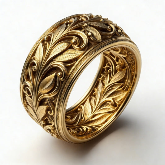 Leaf Filigree Ring