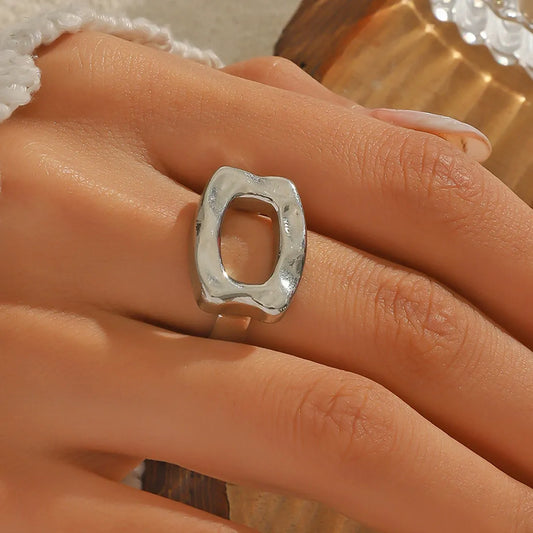 Vintage Silver Thick Ring