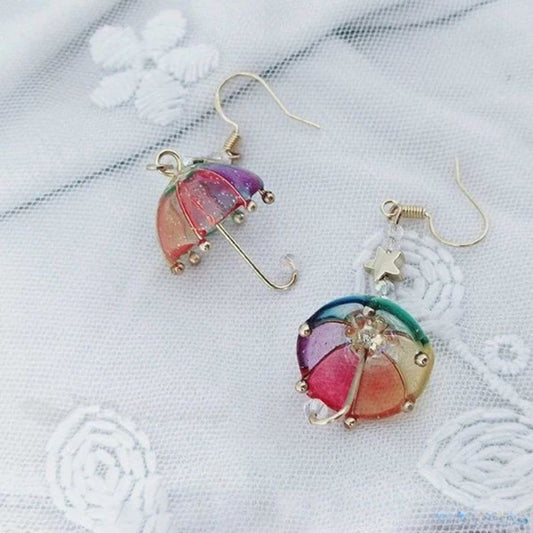 Colorful Umbrella Earrings