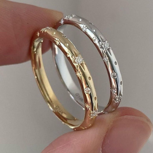 Starlight Hoop Ring