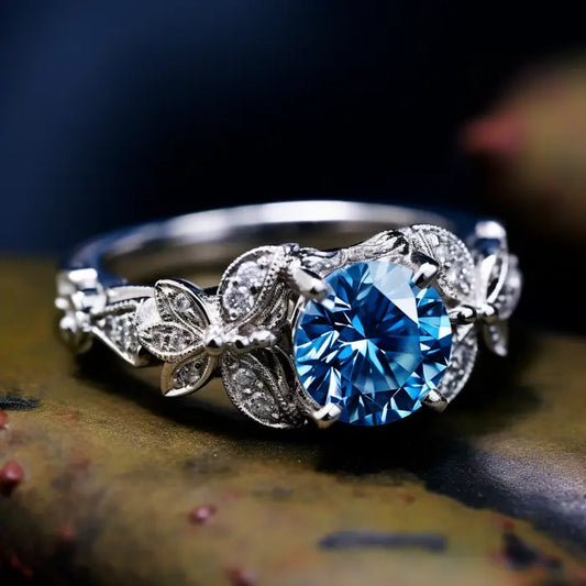 Glass Slipper Halo Ring
